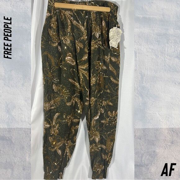 FREE PEOPLE TRAVEL BATIK PANTS NEW SIZE SMALL - Picture 4 of 6